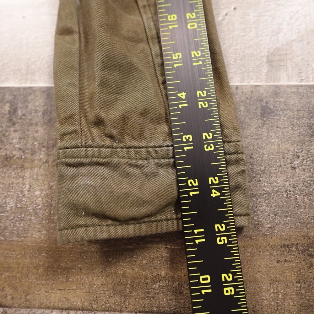 Hollister Jacket Women's extra small Army Green Waist Military Field Chore Coat - Picture 7 of 13
